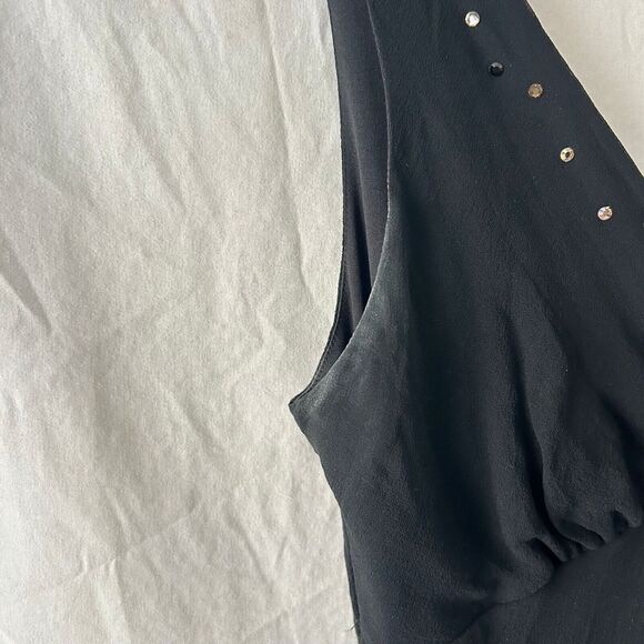 Vintage 90s Y2k Asymmetrical Prom Dress 8 Fairy Grunge Dark Romance Formal - Picture 5 of 8